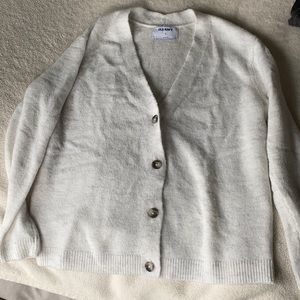Old Navy cream button cardigan